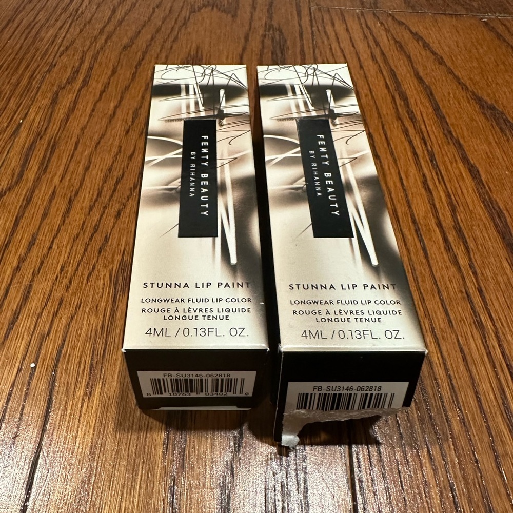 FENTY BEAUTY Stunna Lip Paint Longwear Fluid Lip Color UNATTACHED Set of 2